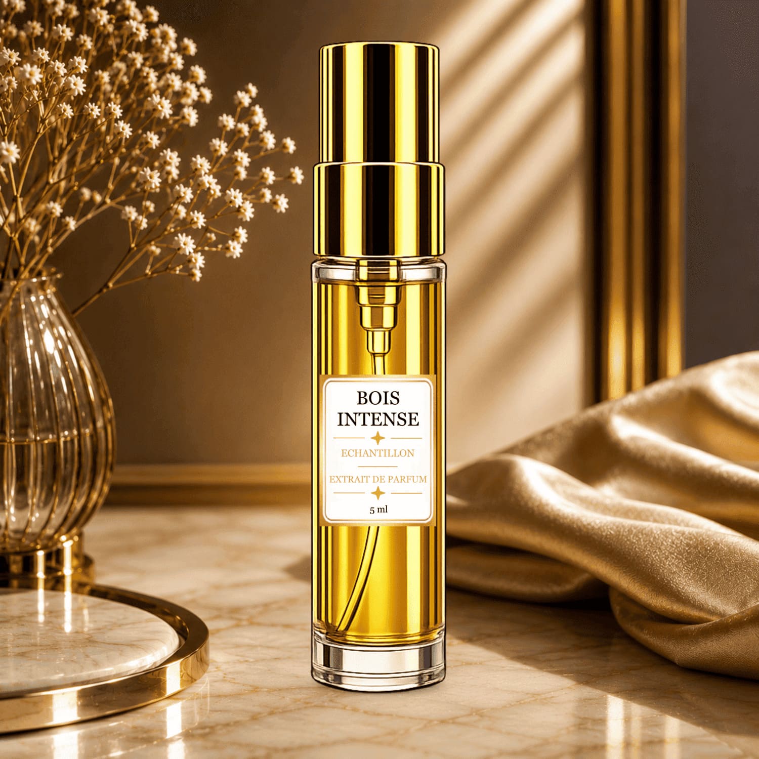Echantillon de parfum en flacon pulvérisateur de 5ml Bois Intense