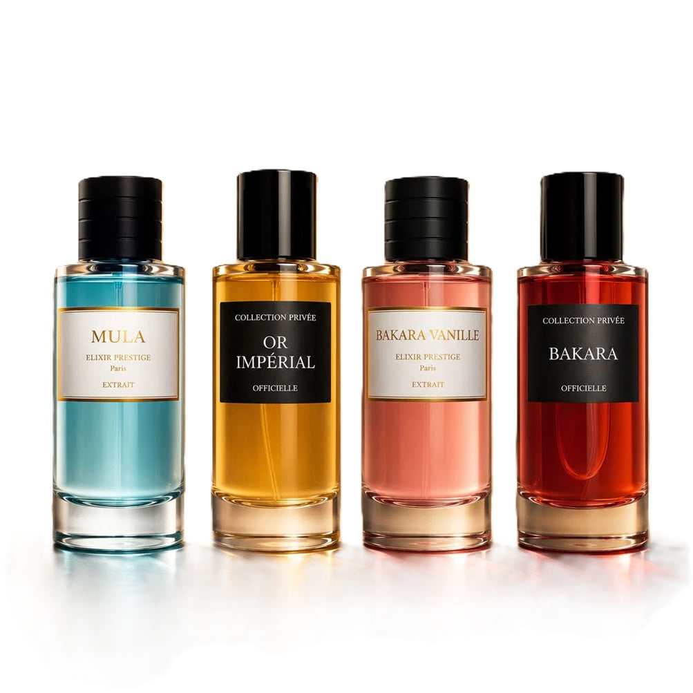 Los de 4 parfums collection Prestige sélection Dorhus Paris