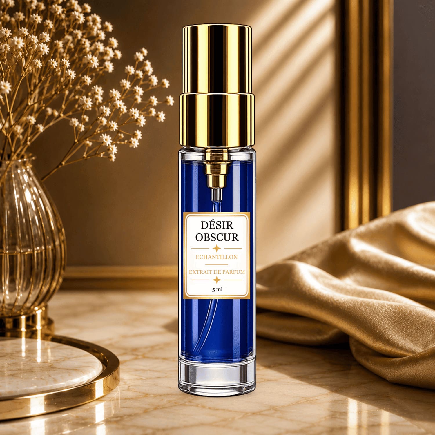 Echantillon de parfum en flacon pulvérisateur de 5ml Désir Obscur