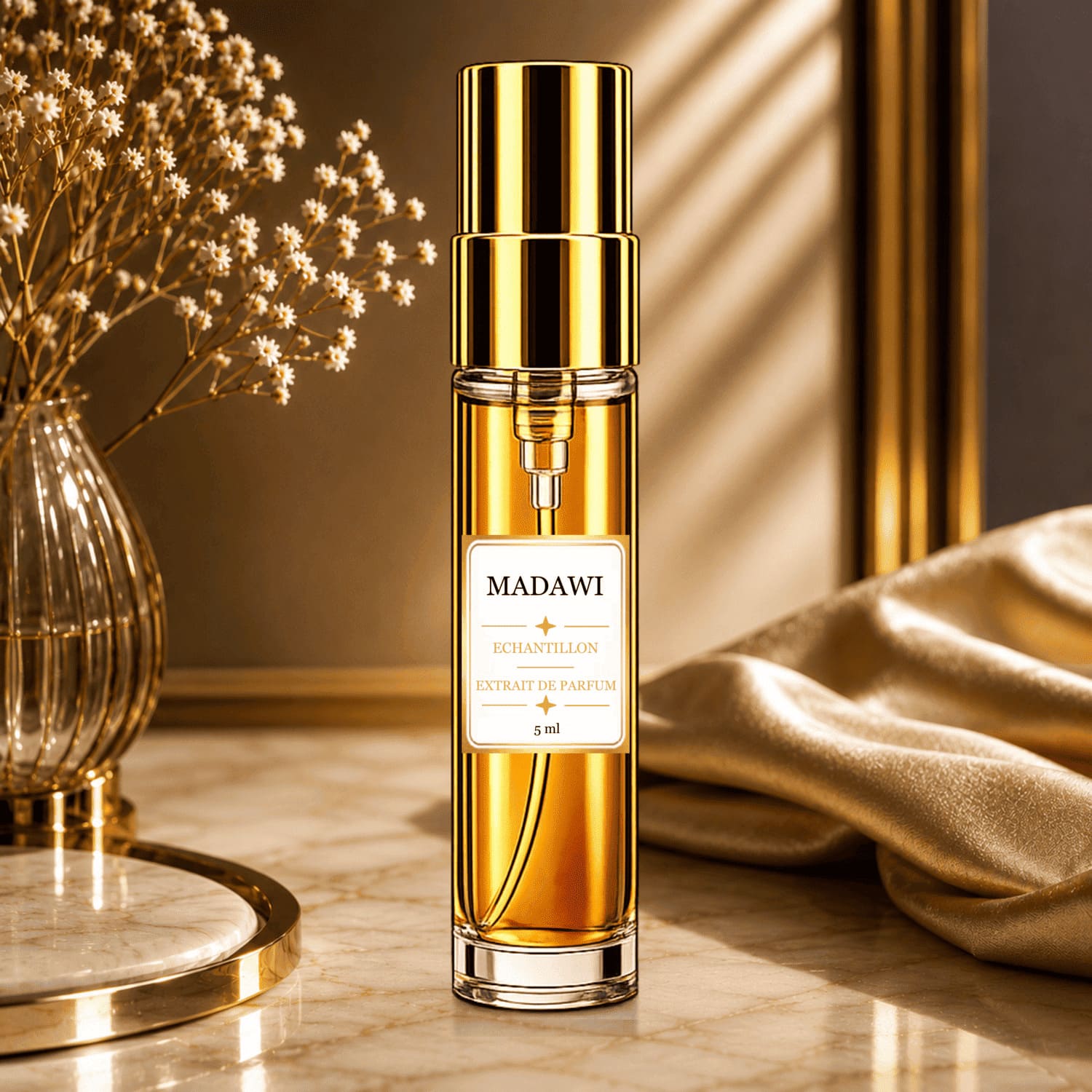 Echantillon de parfum en flacon pulvérisateur de 5ml  Madawi