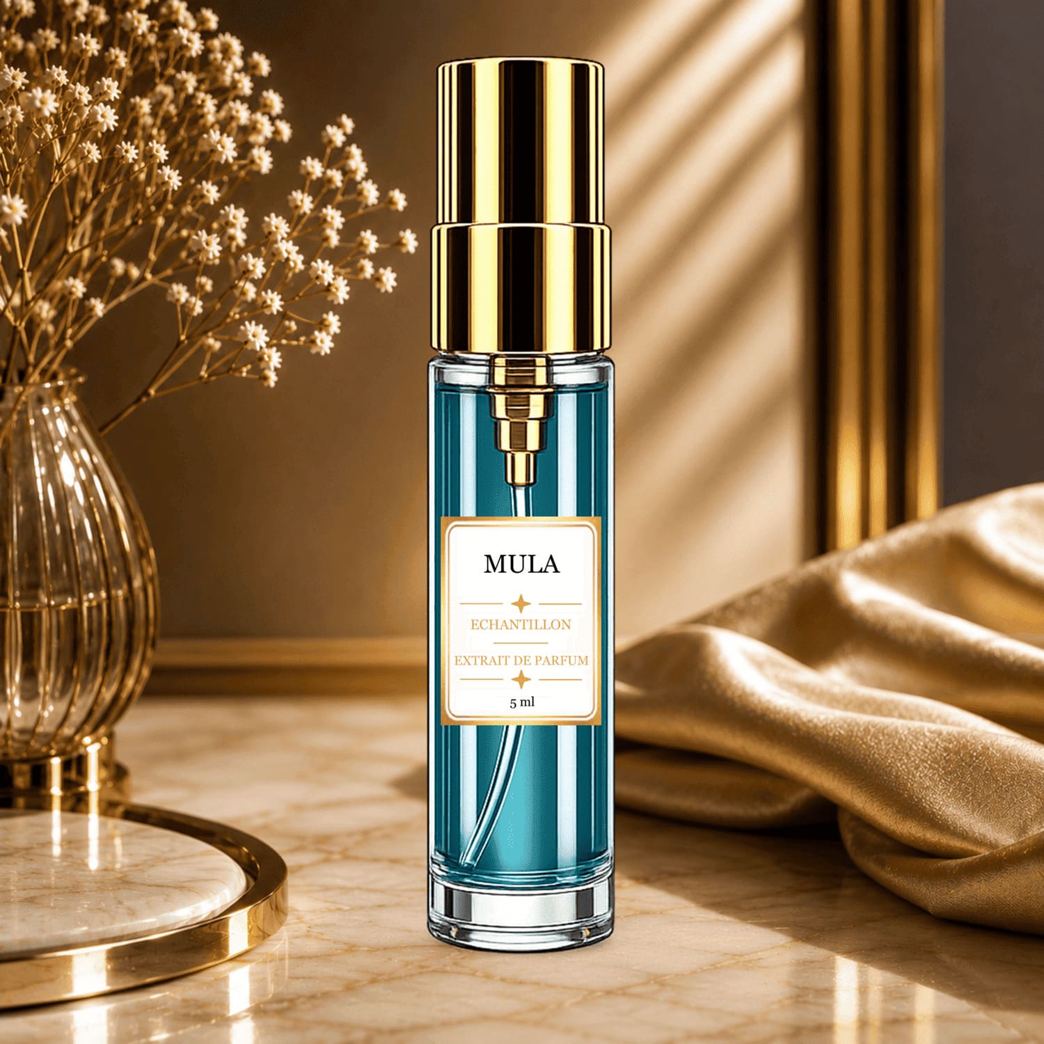 Echantillon de parfum en flacon pulvérisateur de 5ml Mula