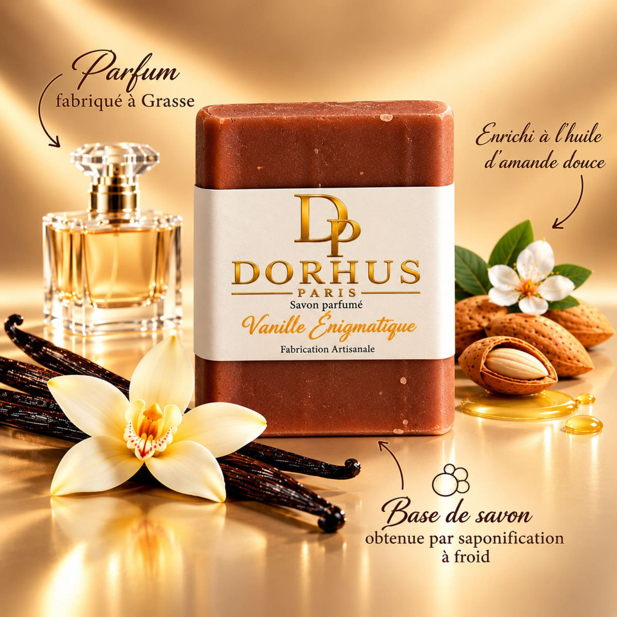 Savon Parfumé Vanille Énigmatique