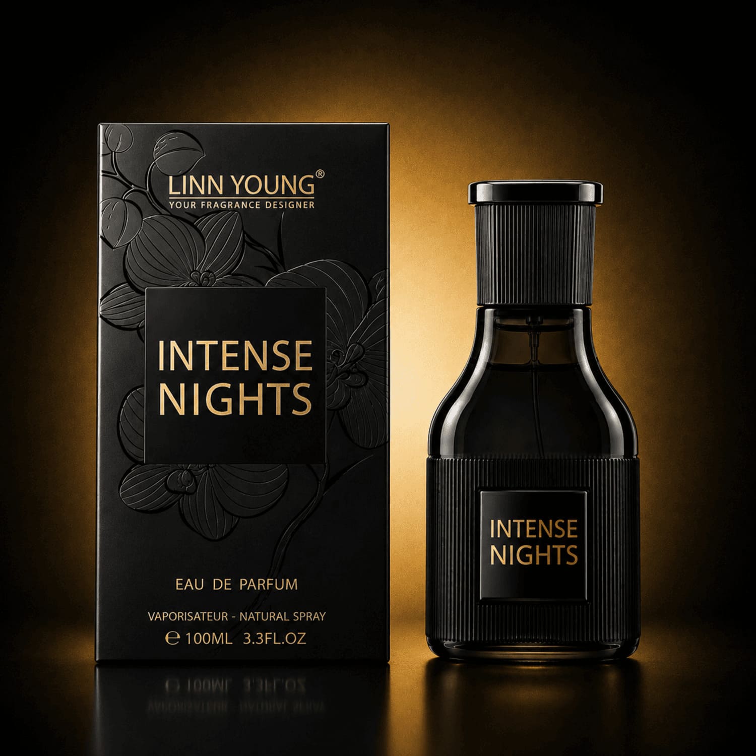 Parfum intense nights flacon avec étui