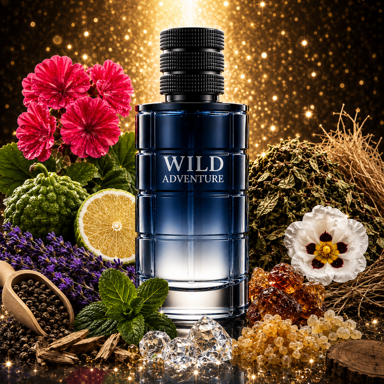 Parfum Wild Adventure 100 ml ambiance Dorhus Paris